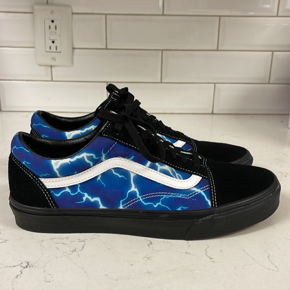 Vans Old Skool 'Lightning - Blue Men’s Size 11.5 - Picture 10 of 16